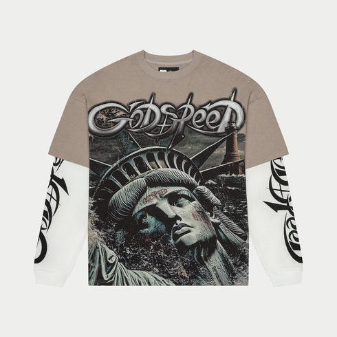 GODSPEED Sunken Liberty 2 Layered Tee Mens Apparel